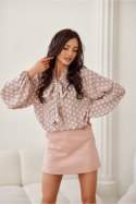 Bluzka Model Carly ROZ BLU0203 Pink - Roco Fashion