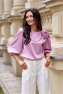 Bluzka Model Giana RCO BLU0178 Pink - Roco Fashion