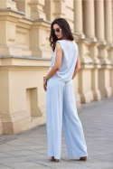 Bluzka Model Manon BLE BLU0210 Błękit - Roco Fashion