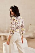 Koszula Damska Model Anvien BLU0136-03F Multicolor - Roco Fashion