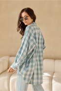 Koszula Damska Model Daisy BLU0202-A35 Green - Roco Fashion
