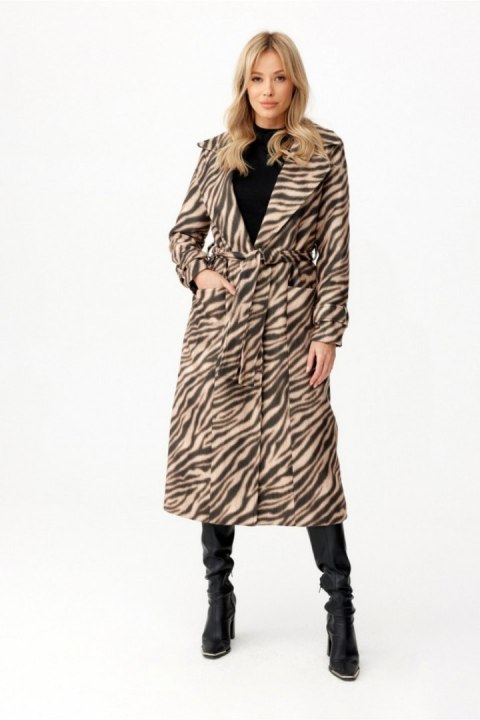 Płaszcz Damski Model Palermo CAM PLA0034 Camel - Roco Fashion Płaszcz Damski Model Palermo CAM PLA0034 Camel - Roco Fashion