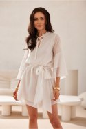 Sukienka Model Beatrice EKR SUK0525 Ecru - Roco Fashion