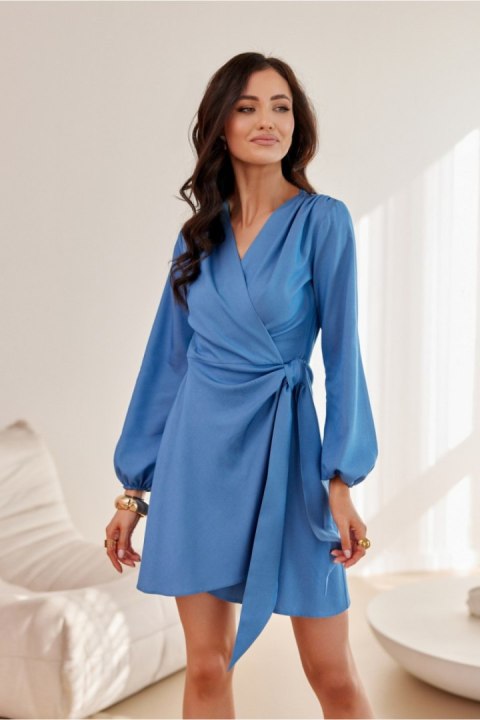 Sukienka Model Florence SUK0520-J05 Blue - Roco Fashion Sukienka Model Florence SUK0520-J05 Blue - Roco Fashion