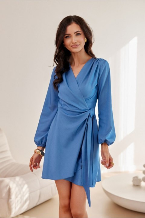 Sukienka Model Florence SUK0520-J05 Blue - Roco Fashion Sukienka Model Florence SUK0520-J05 Blue - Roco Fashion