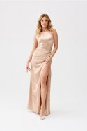 Sukienka Model Inez BEZ SUK0461 Beige - Roco Fashion
