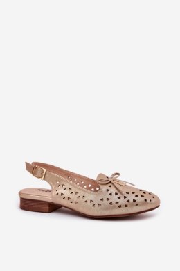 Baleriny Model Navinnia ASA222-7 Gold - Step in style