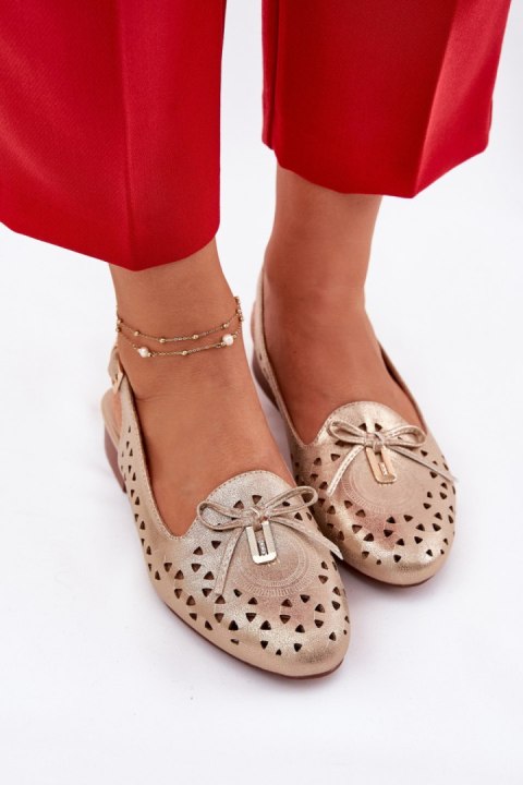 Baleriny Model Navinnia ASA222-7 Gold - Step in style Baleriny Model Navinnia ASA222-7 Gold - Step in style
