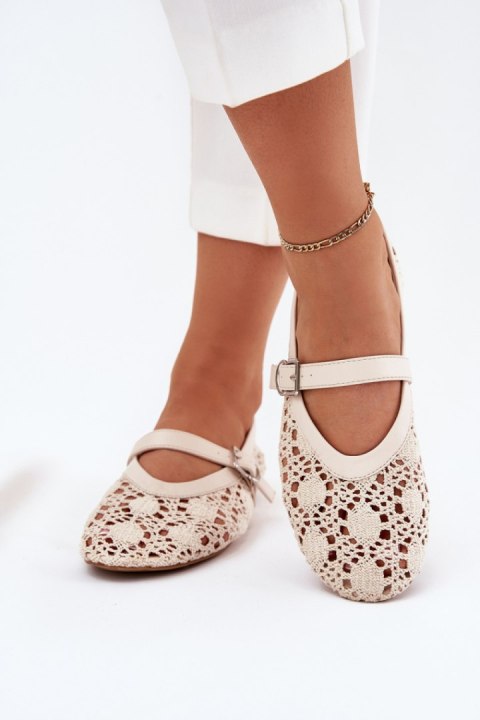 Baleriny Model Orphali C-674 Beige - Step in style Baleriny Model Orphali C-674 Beige - Step in style