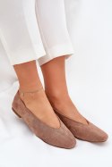 Baleriny Model Osallin QQ-202 Khaki - Step in style