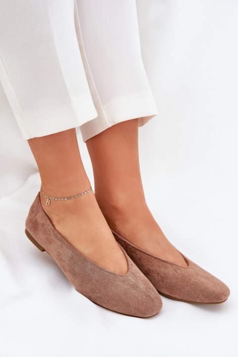 Baleriny Model Osallin QQ-202 Khaki - Step in style Baleriny Model Osallin QQ-202 Khaki - Step in style