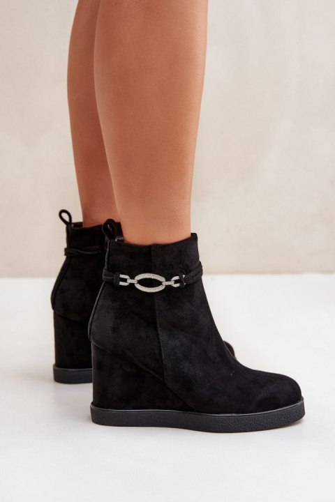 Botki Model Kaiviana BM98 Black - Step in style Botki Model Kaiviana BM98 Black - Step in style