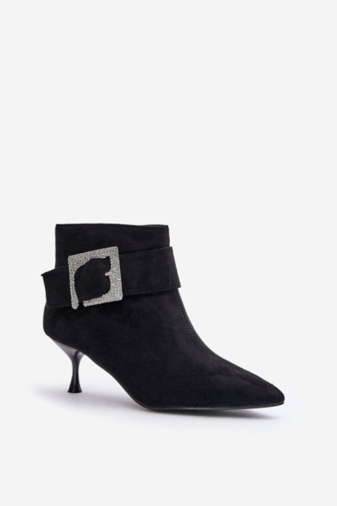 Botki Model Nirilis 7291 Black - Step in style Botki Model Nirilis 7291 Black - Step in style