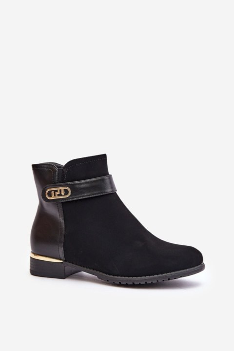 Botki Model Ravasira K-99213 Black - Step in style Botki Model Ravasira K-99213 Black - Step in style