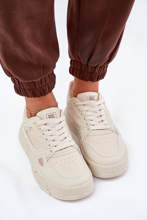 Buty Sportowe Model Big Star NN274668 Beige - Step in style Buty Sportowe Model Big Star NN274668 Beige - Step in style