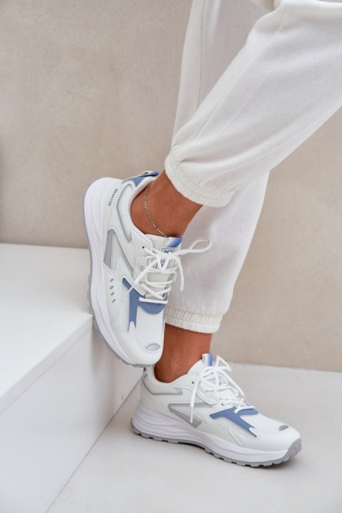 Buty Sportowe Model Big Star NN274A094 HI-POLY SYSTEM White/Blue - Step in style Buty Sportowe Model Big Star NN274A094 HI-POLY SYSTEM White/Blue - Step in style