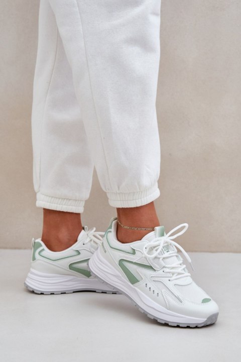 Buty Sportowe Model Big Star NN274A095 HI-POLY SYSTEM White/Green - Step in style Buty Sportowe Model Big Star NN274A095 HI-POLY SYSTEM White/Green - Step in style