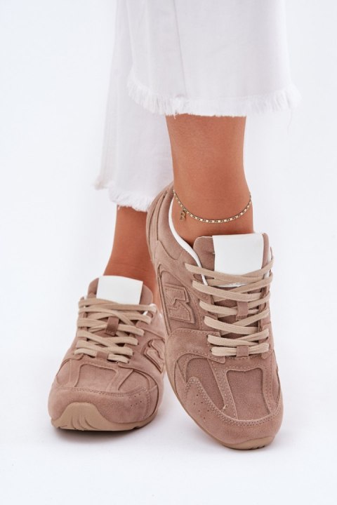 Buty Sportowe Model Dorella 897-4E Dark Beige - Step in style Buty Sportowe Model Dorella 897-4E Dark Beige - Step in style