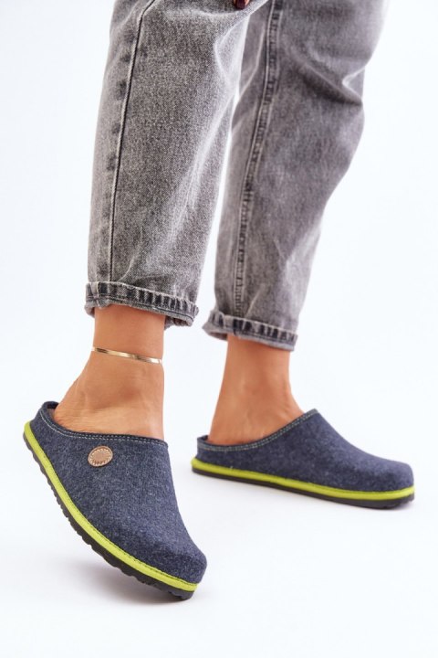 Kapcie Model Inblu CS000039 Navy - Step in style Kapcie Model Inblu CS000039 Navy - Step in style