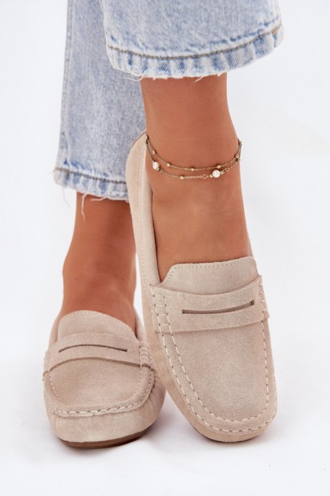 Mokasyny Model Big Star RR274947 Beige - Step in style Mokasyny Model Big Star RR274947 Beige - Step in style