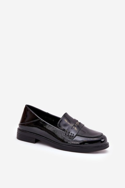 Mokasyny Model Vinceza 18100 Black Lakier - Step in style Mokasyny Model Vinceza 18100 Black Lakier - Step in style