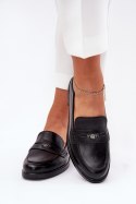 Mokasyny Model Vinceza 18100 Black - Step in style