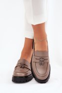 Mokasyny Model Vinceza 18109 Beige - Step in style