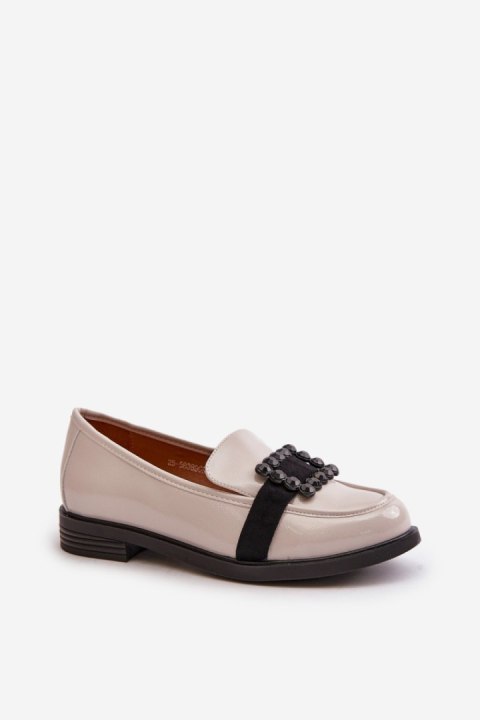 Mokasyny Model Vinceza 58389 Light Grey - Step in style Mokasyny Model Vinceza 58389 Light Grey - Step in style