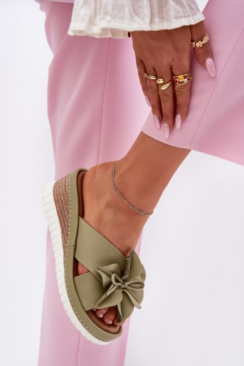 Sandał Klapki Model Artiker 52C0503 Green - Step in style Sandał Klapki Model Artiker 52C0503 Green - Step in style