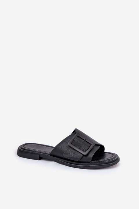 Sandał Klapki Model DA SJ2302-01 Black - Step in style Sandał Klapki Model DA SJ2302-01 Black - Step in style