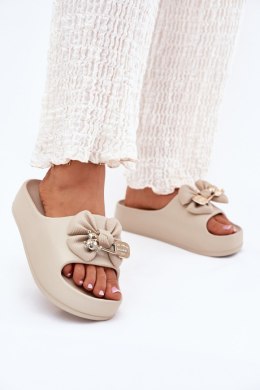 Sandał Klapki Model Marlize M560 Dark Beige - Step in style