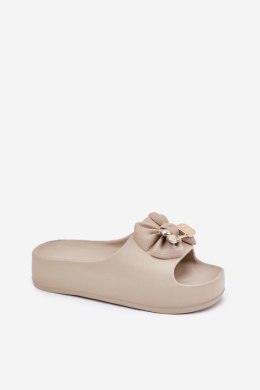 Sandał Klapki Model Marlize M560 Dark Beige - Step in style