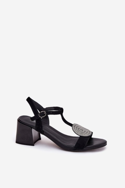 Sandały Model DA JC51-842 Black - Step in style Sandały Model DA JC51-842 Black - Step in style