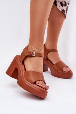 Sandały Model Korlevia 78-185 Camel - Step in style
