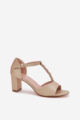 Sandały Model Triavera 24SD98-7148 Gold - Step in style