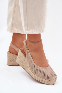 Sandały Model Tulliata 5988 Dark Beige - Step in style