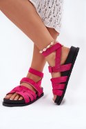 Sandały Model Valpera BJ710 Fuksja - Step in style