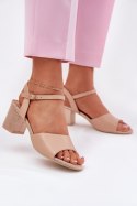 Sandały Model Vinceza 20275 Beige - Step in style