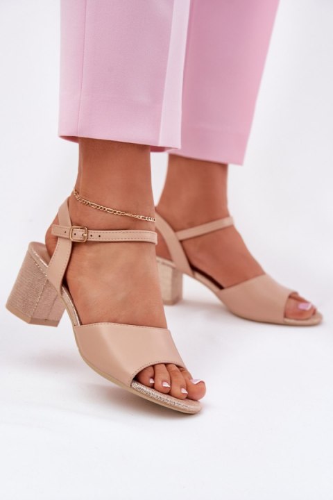 Sandały Model Vinceza 20275 Beige - Step in style Sandały Model Vinceza 20275 Beige - Step in style