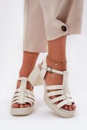 Sandały Model Vinceza 66621 Light Beige - Step in style