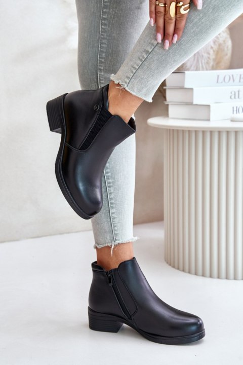 Botki Model Vinceza 85150 Black - Step in style Botki Model Vinceza 85150 Black - Step in style