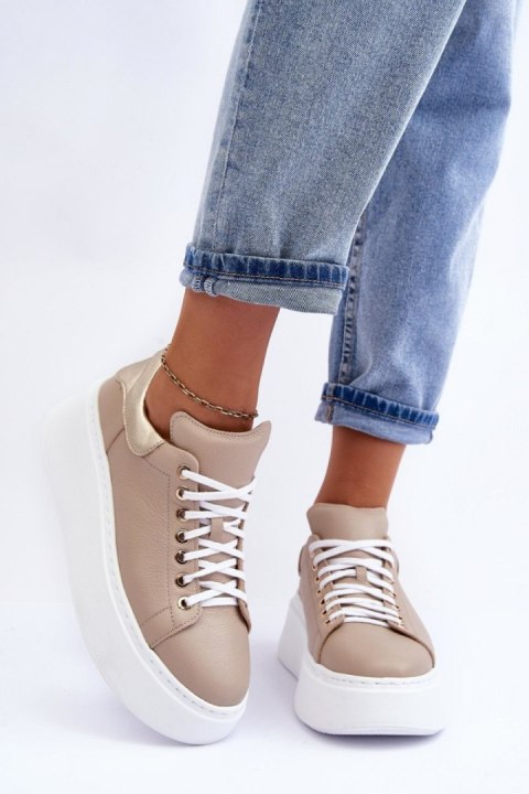Buty Sportowe Model Lemar 10150 Beige - Step in style Buty Sportowe Model Lemar 10150 Beige - Step in style