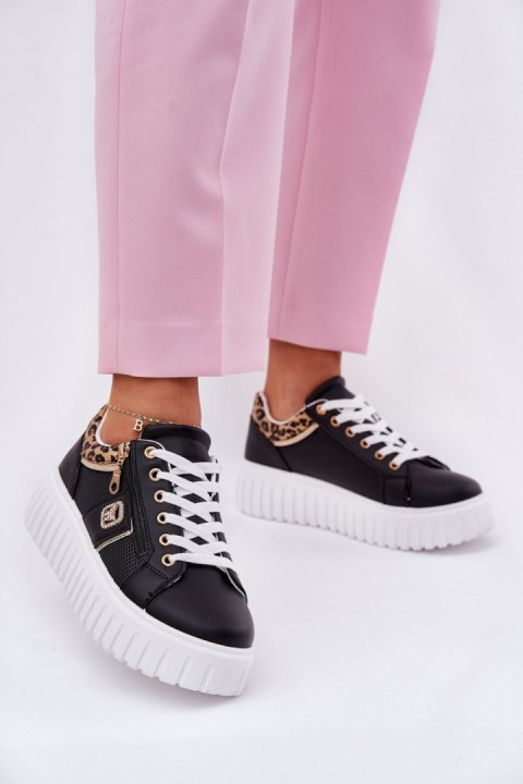 Buty Sportowe Model Velionna GLA1111 Black - Step in style Buty Sportowe Model Velionna GLA1111 Black - Step in style