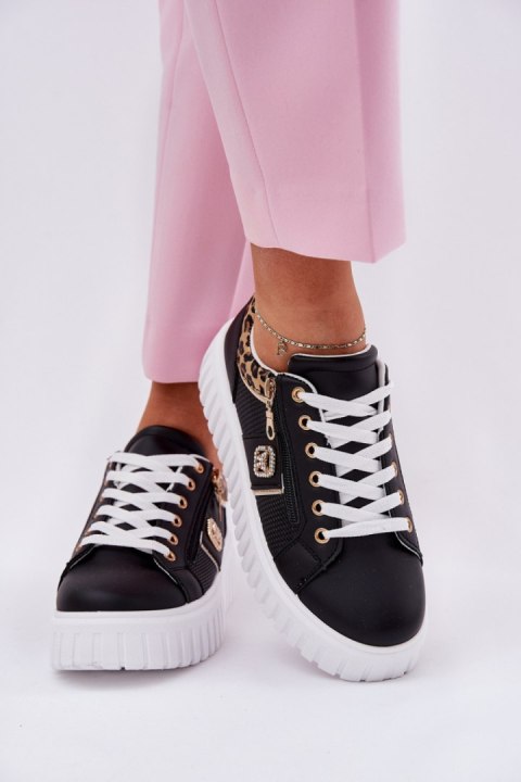 Buty Sportowe Model Velionna GLA1111 Black - Step in style Buty Sportowe Model Velionna GLA1111 Black - Step in style