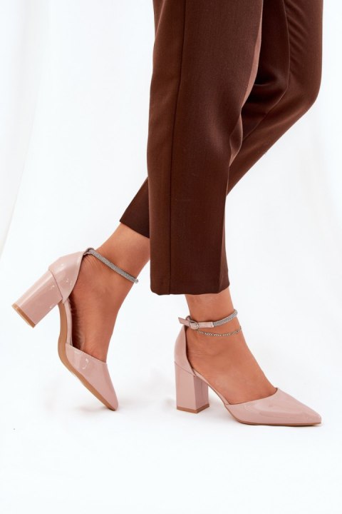 Czółenka Model Nossabel LY-9279-2 Beige - Step in style Czółenka Model Nossabel LY-9279-2 Beige - Step in style