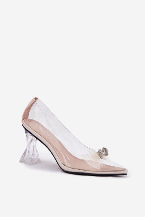 Czółenka Model Vinceza 62213 Beige - Step in style Czółenka Model Vinceza 62213 Beige - Step in style
