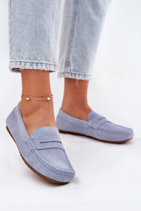Mokasyny Model Big Star RR274943 Blue - Step in style Mokasyny Model Big Star RR274943 Blue - Step in style