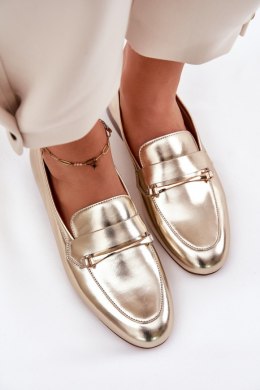 Mokasyny Model Maciejka K6809-25 Gold - Step in style