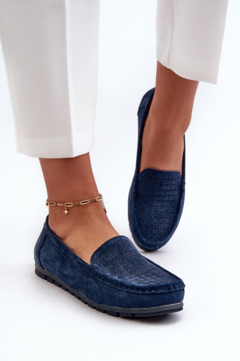 Mokasyny Model S.Barski LR755 Navy - Step in style Mokasyny Model S.Barski LR755 Navy - Step in style