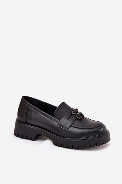 Mokasyny Model Vinceza 18109 Black - Step in style Mokasyny Model Vinceza 18109 Black - Step in style